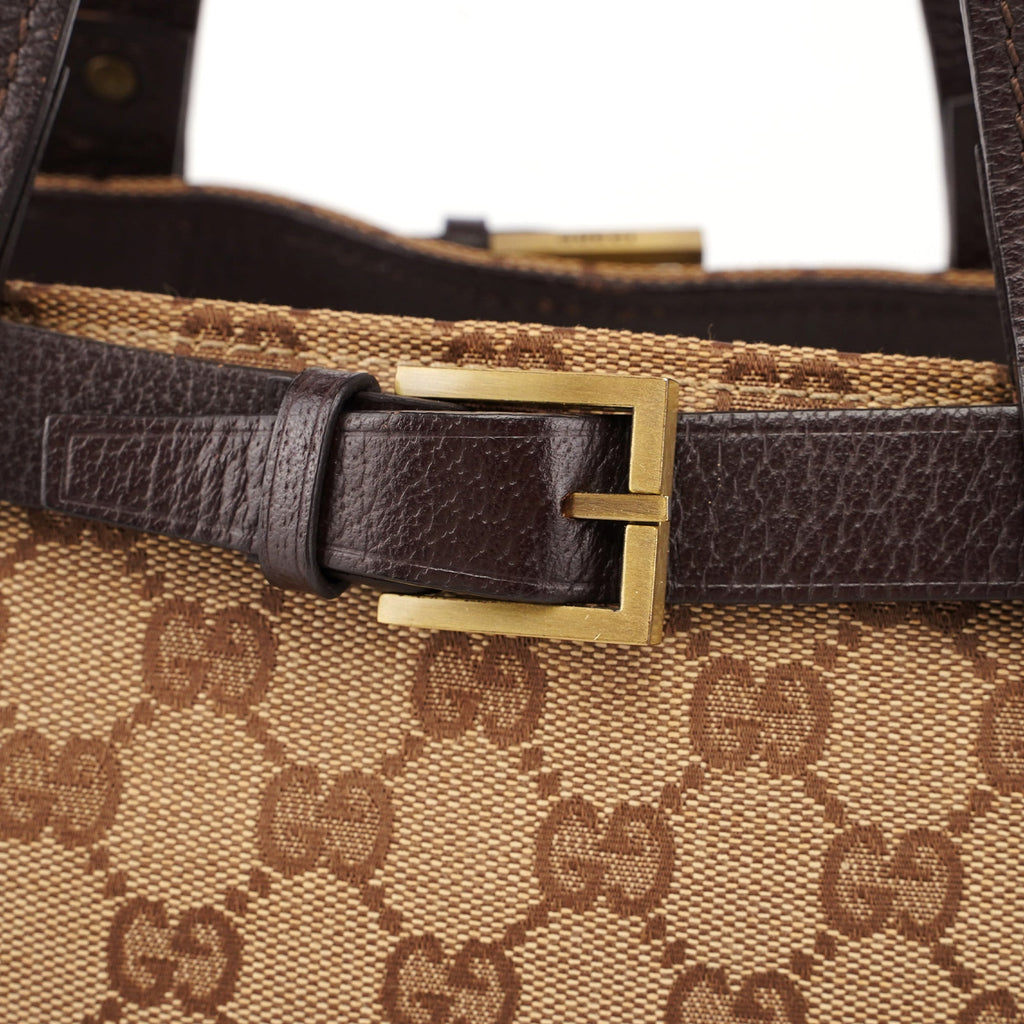 Beige Large GG Tote