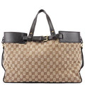 Beige Leather GG Large Tote