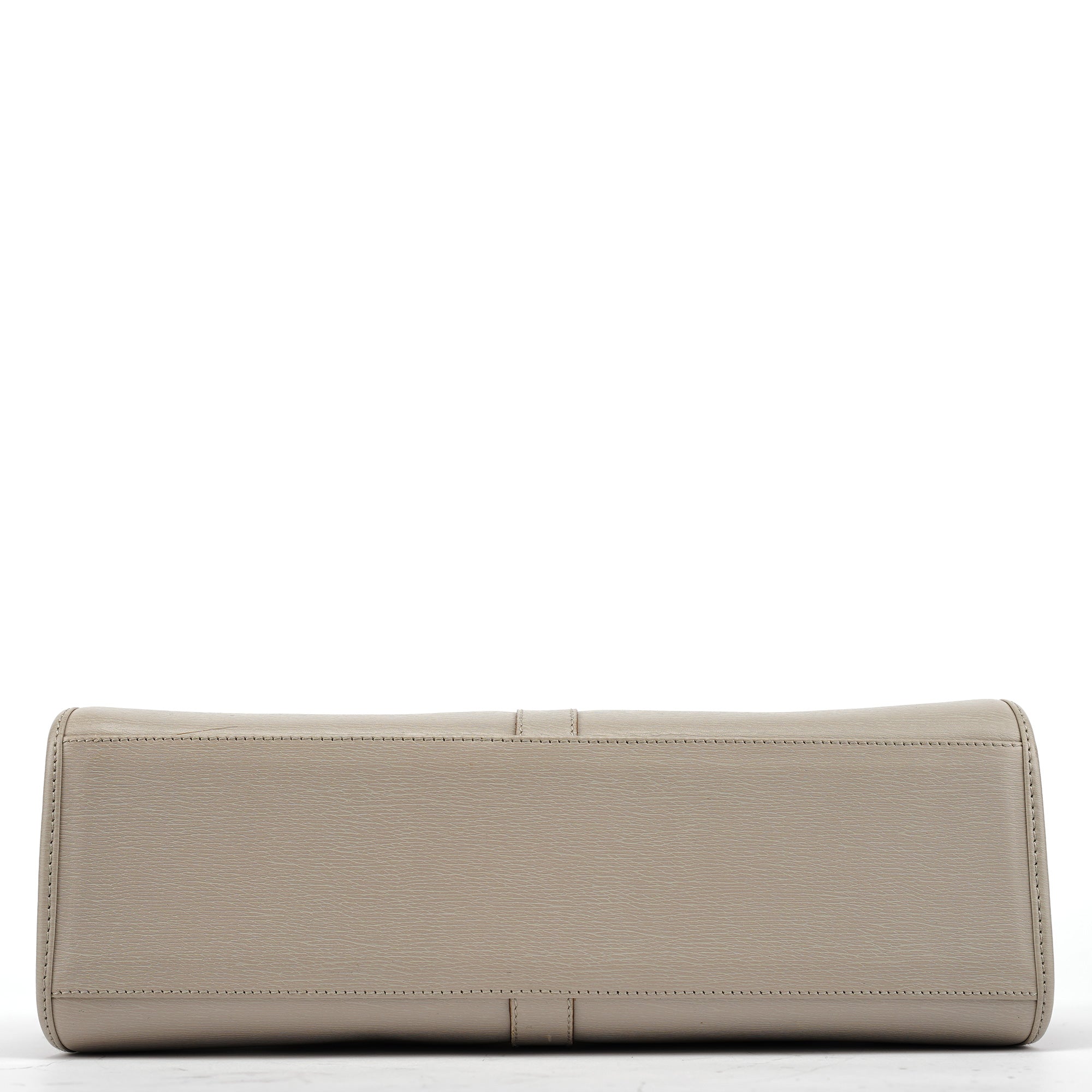 Beige Leather Jackie Shoulder Bag