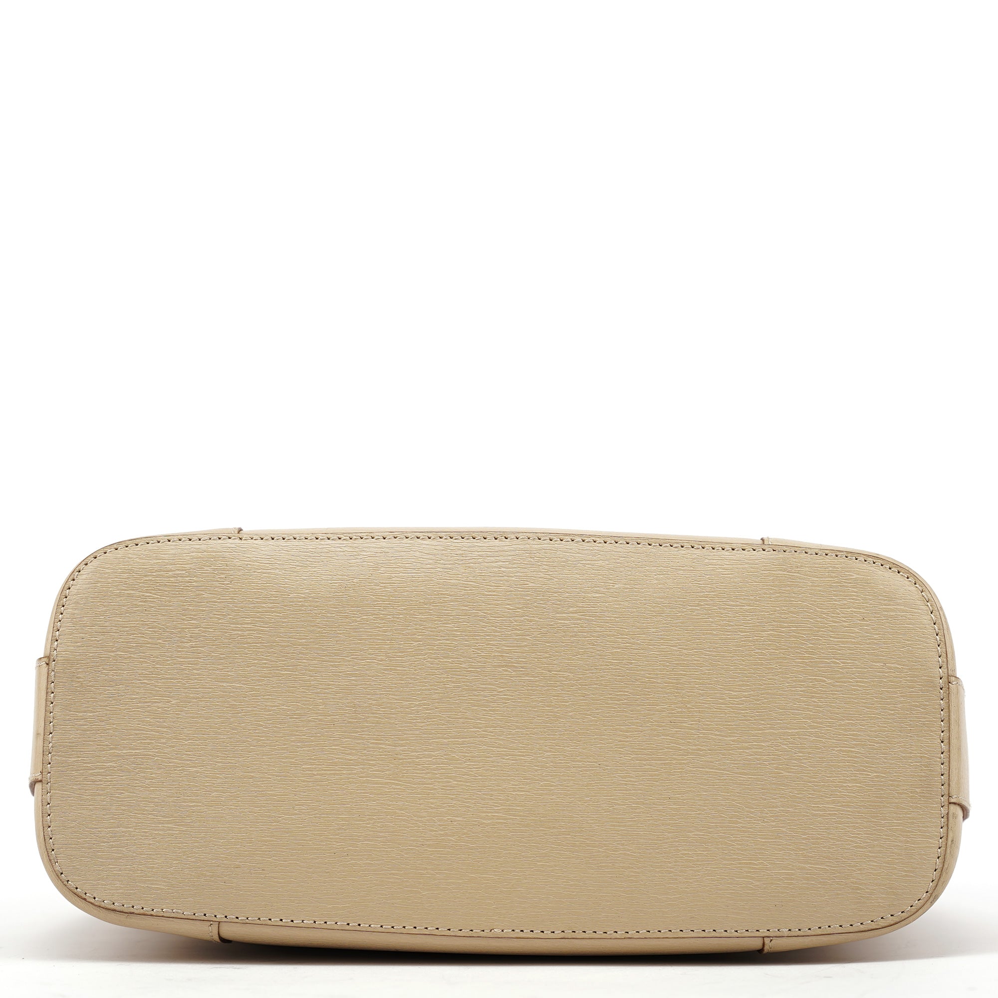 Beige Leather Shoulder Bag