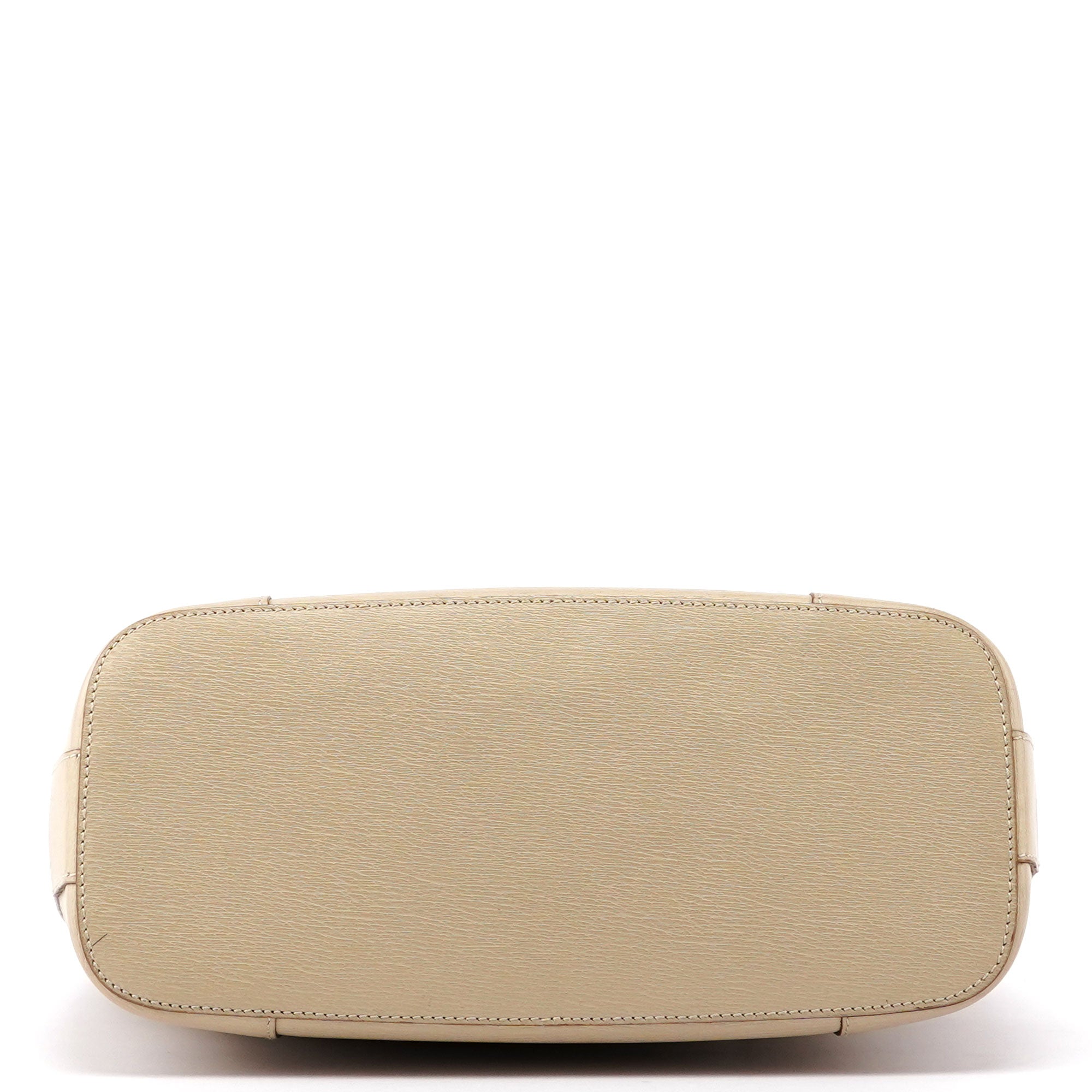 Beige Leather Shoulder Bag