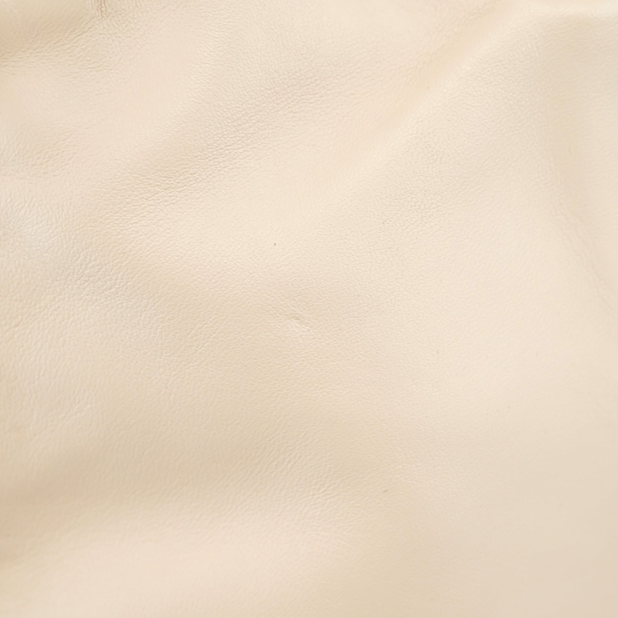 Beige Leather Tassel Tote Bag