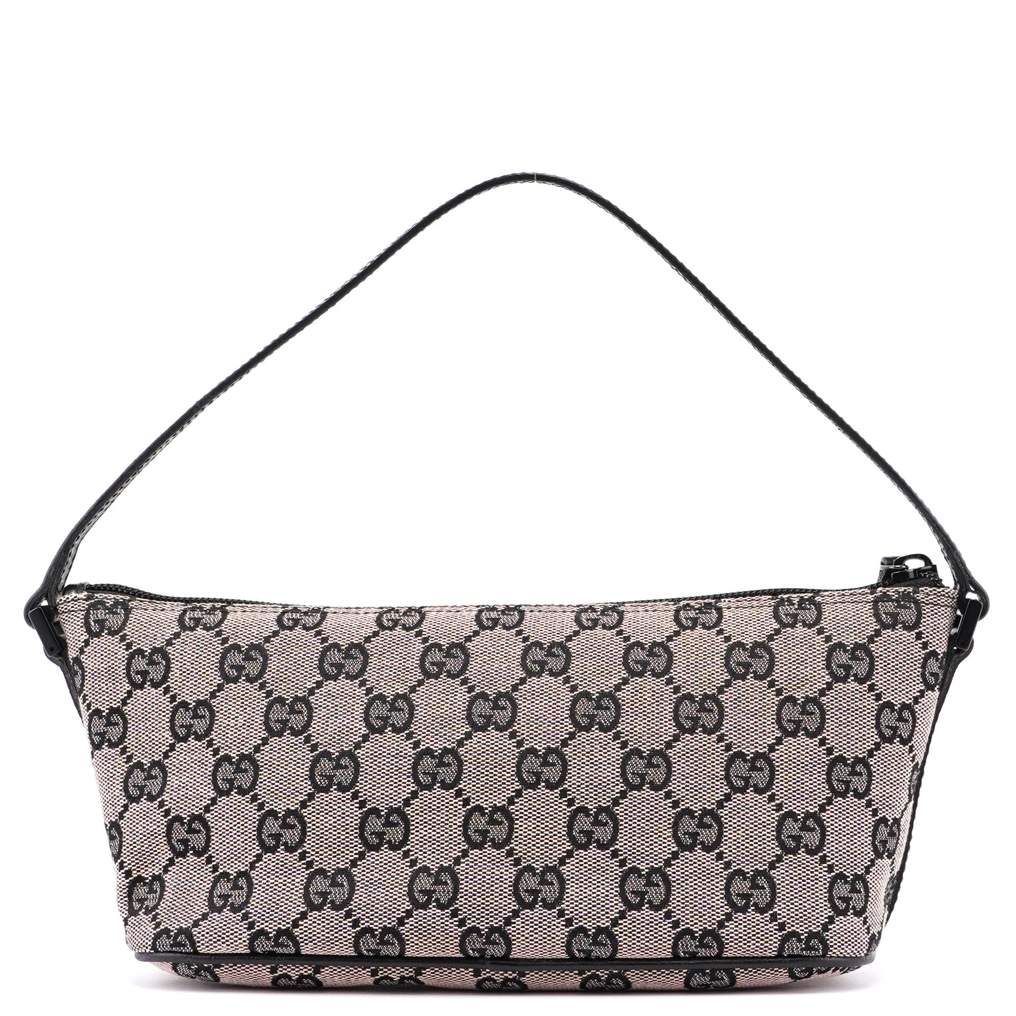 Beige Matte Black GG Boat Pochette