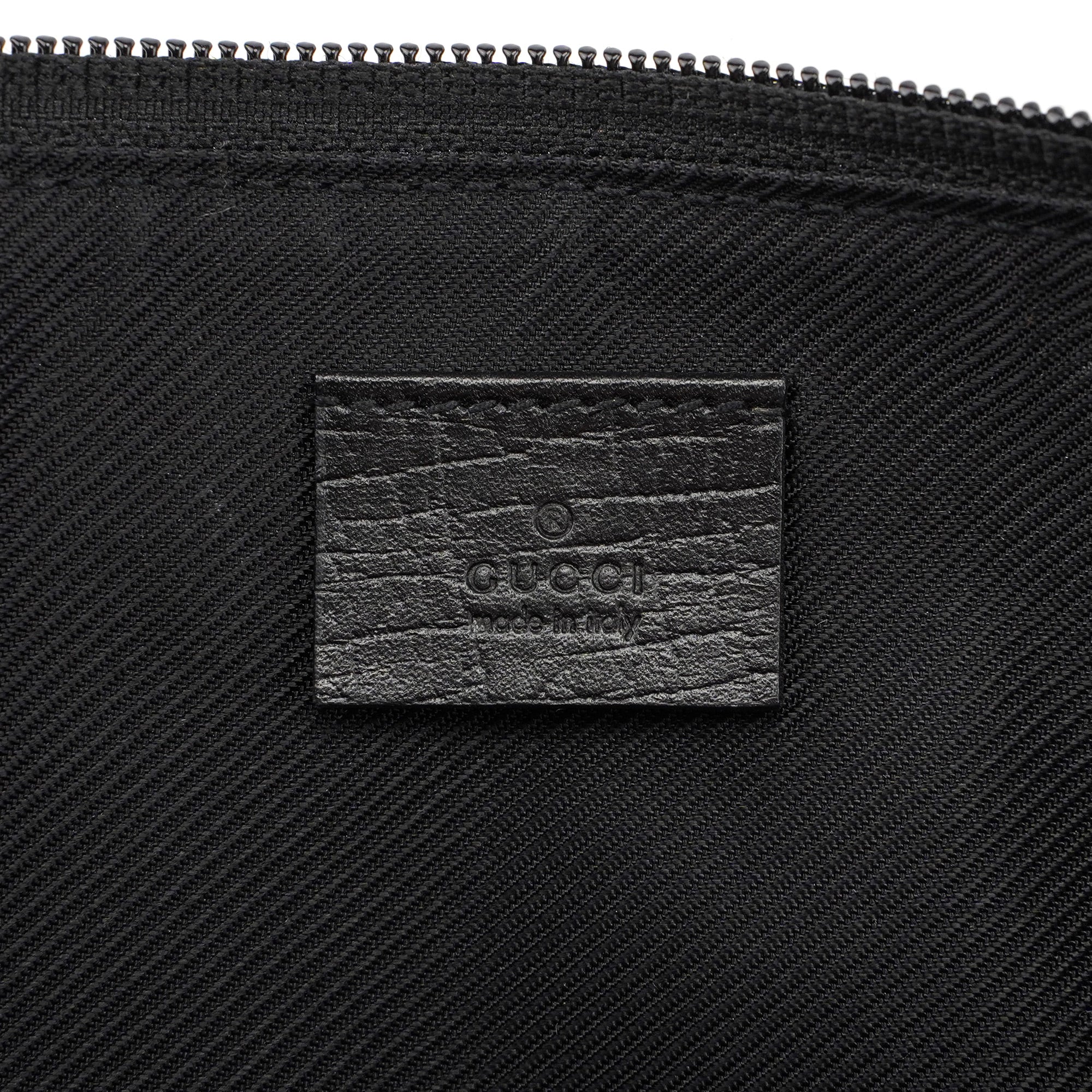 Beige Matte Black GG Boat Pochette