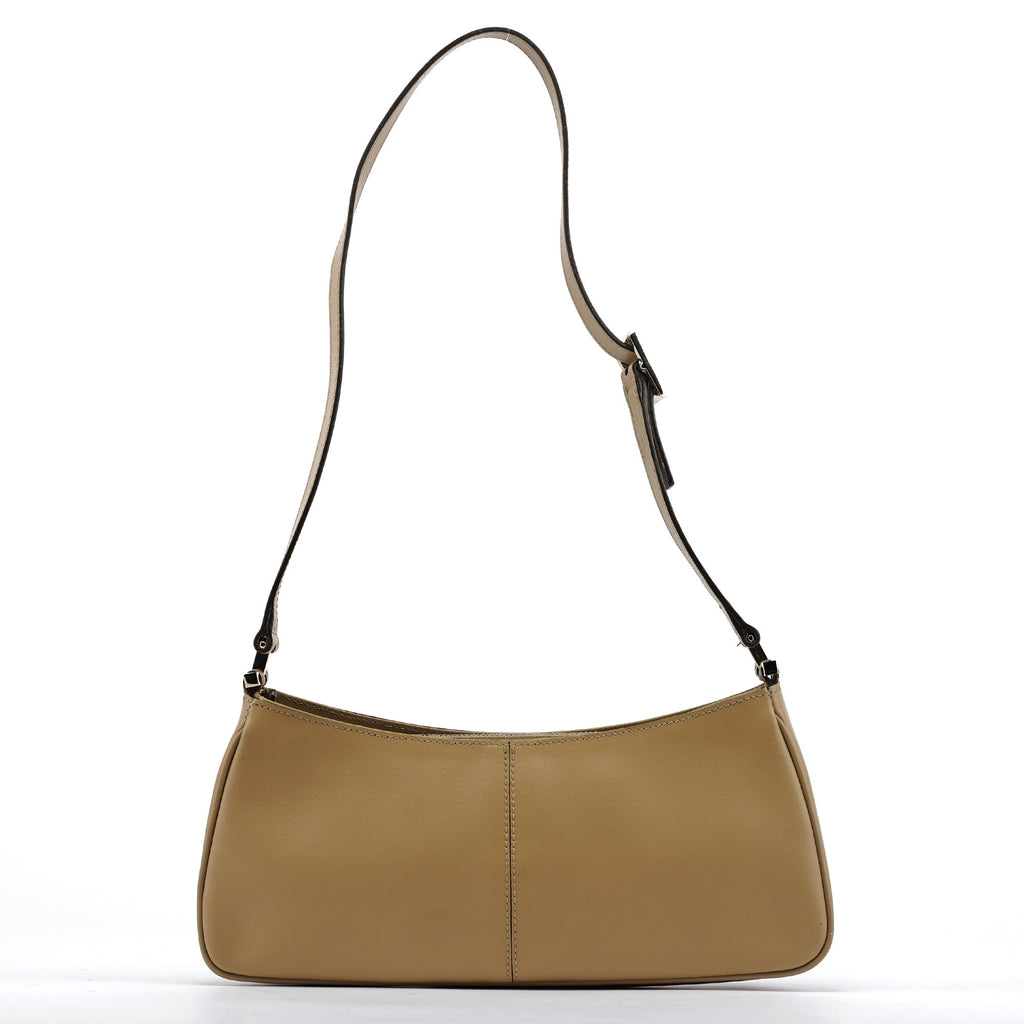 Beige Micro GG Leather Shoulder Bag