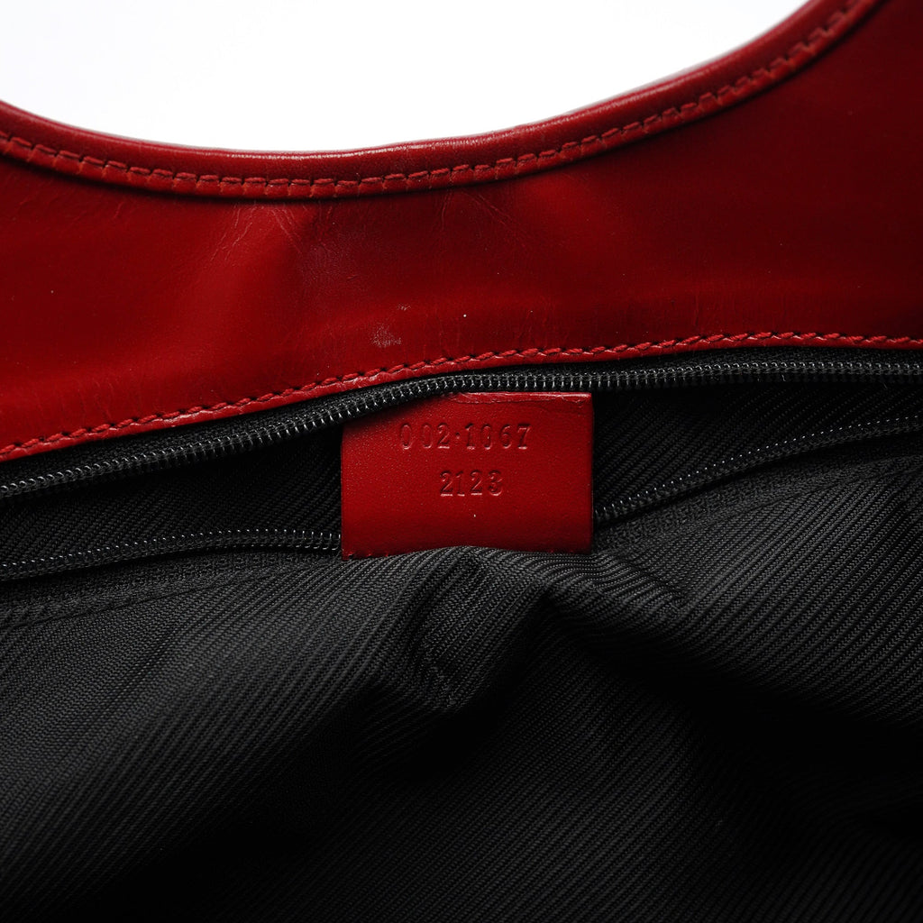 Beige Red GG Jackie Shoulder Bag