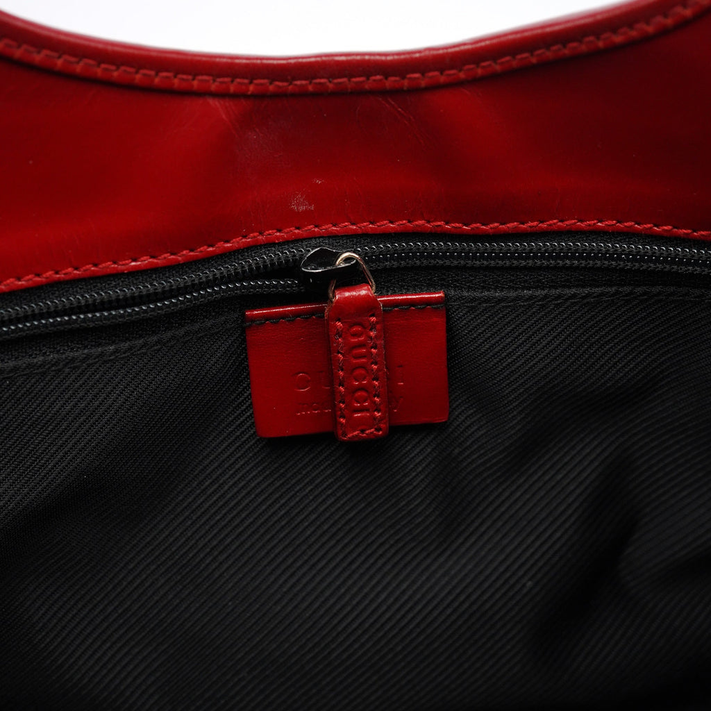 Beige Red GG Jackie Shoulder Bag