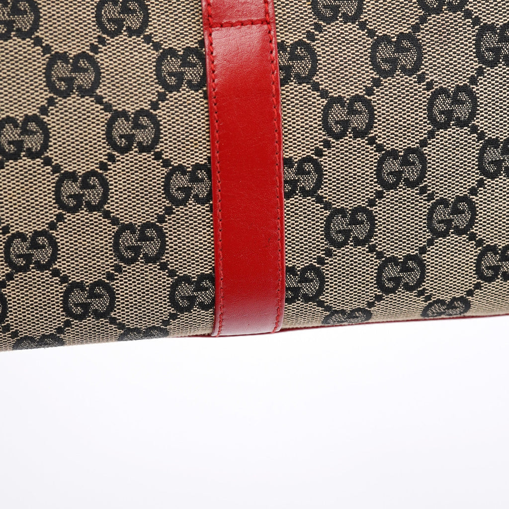 Beige Red GG Jackie Shoulder Bag