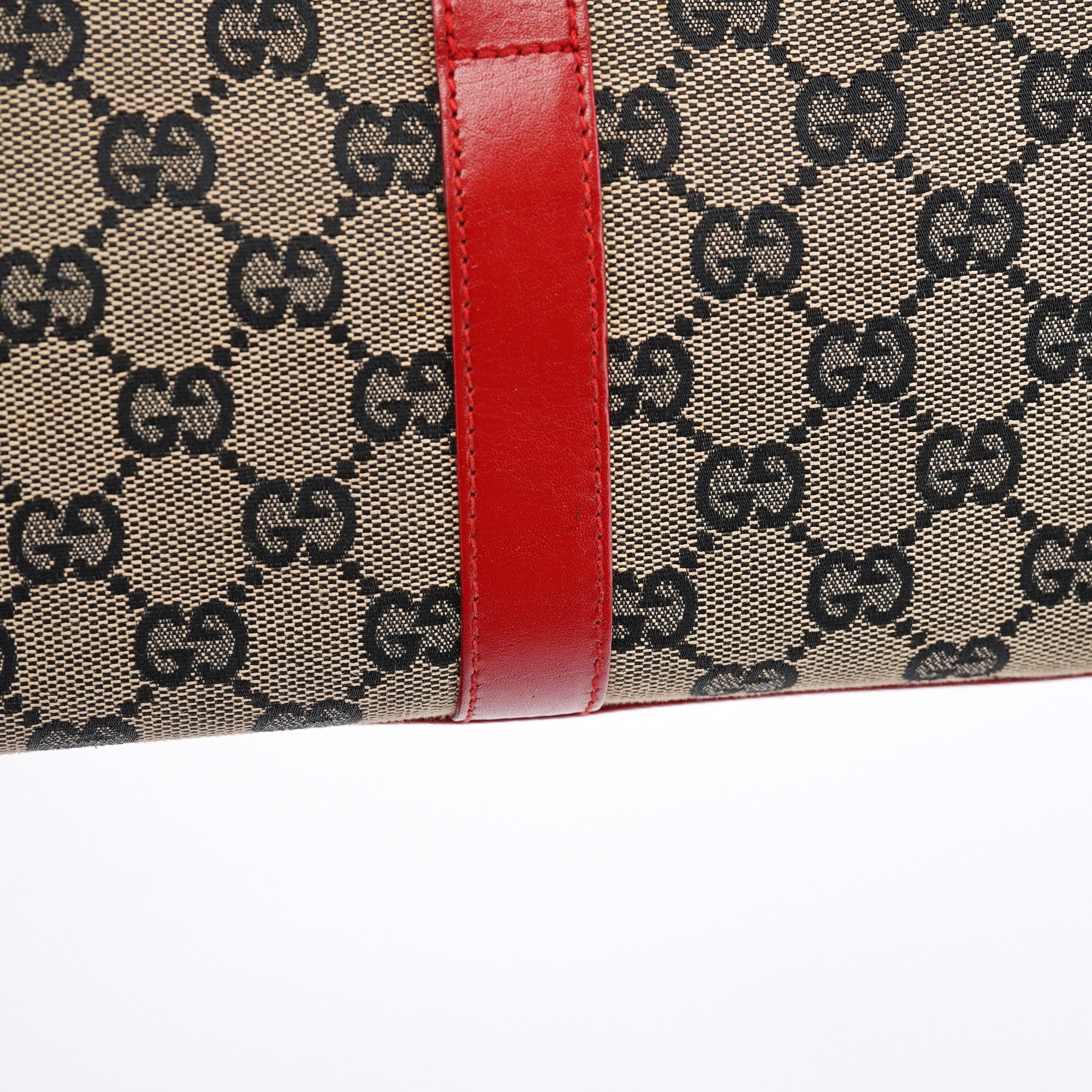 Beige Red GG Jackie Shoulder Bag