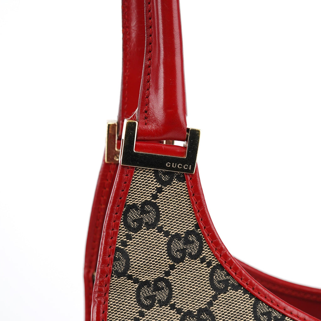 Beige Red GG Jackie Shoulder Bag