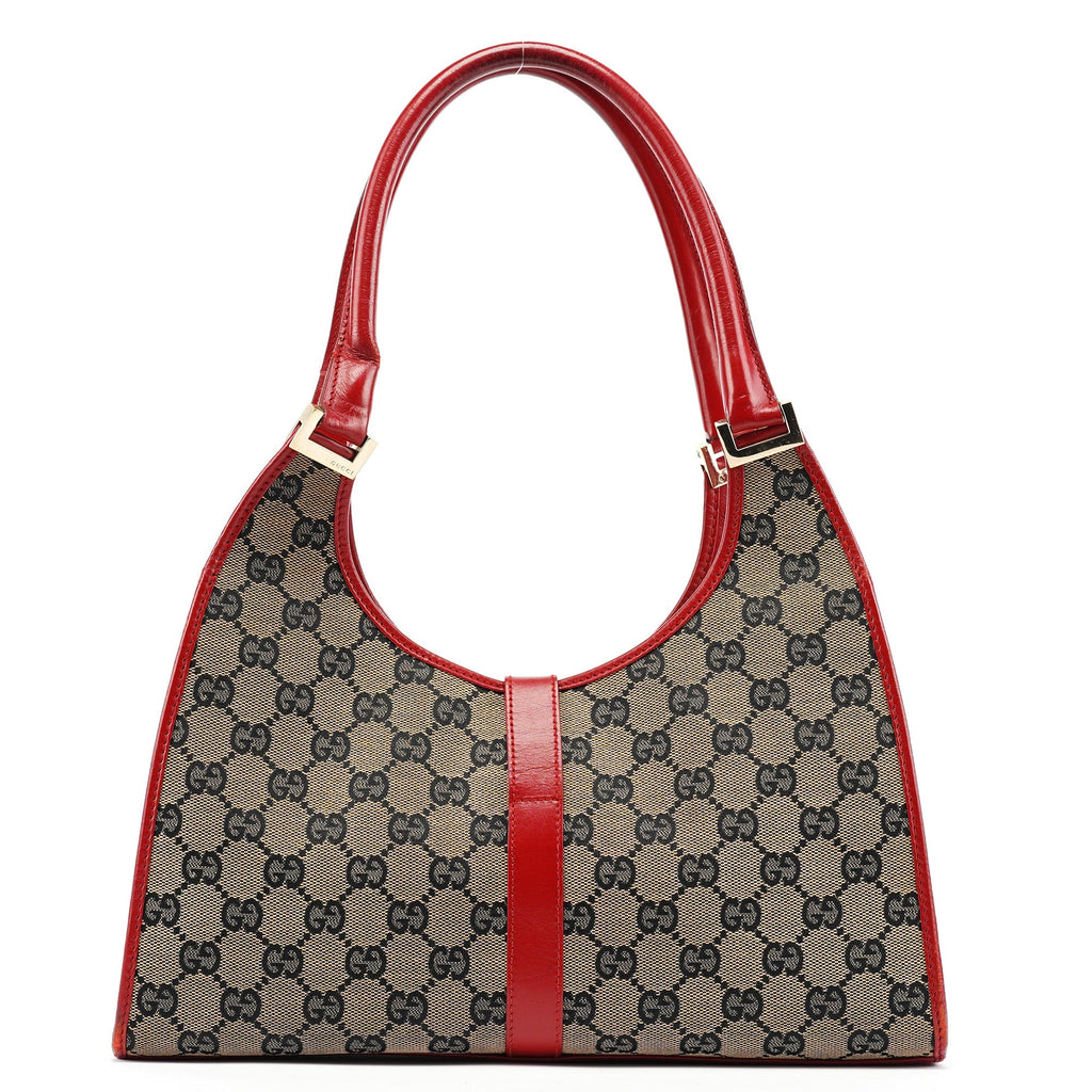 Beige Red GG Jackie Shoulder Bag