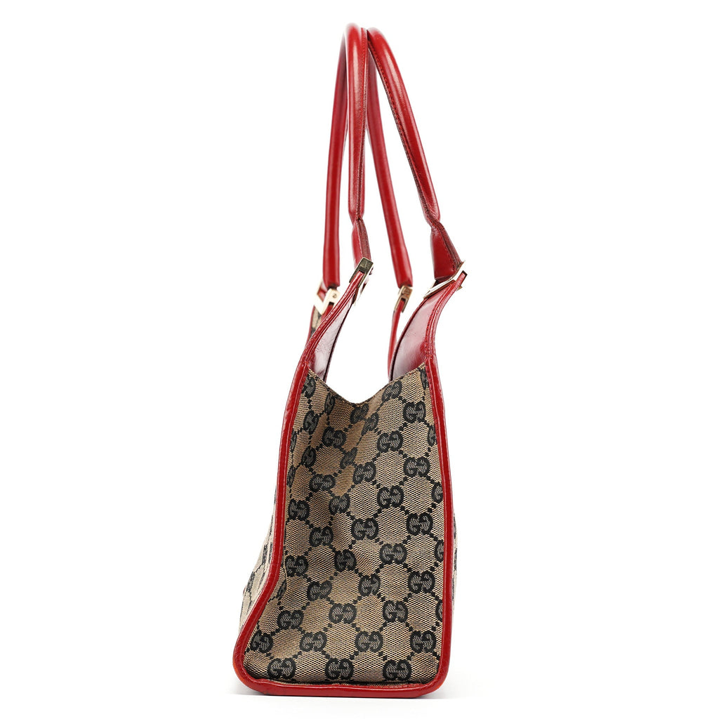 Beige Red GG Jackie Shoulder Bag