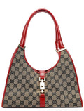 Beige Red GG Jackie Shoulder Bag