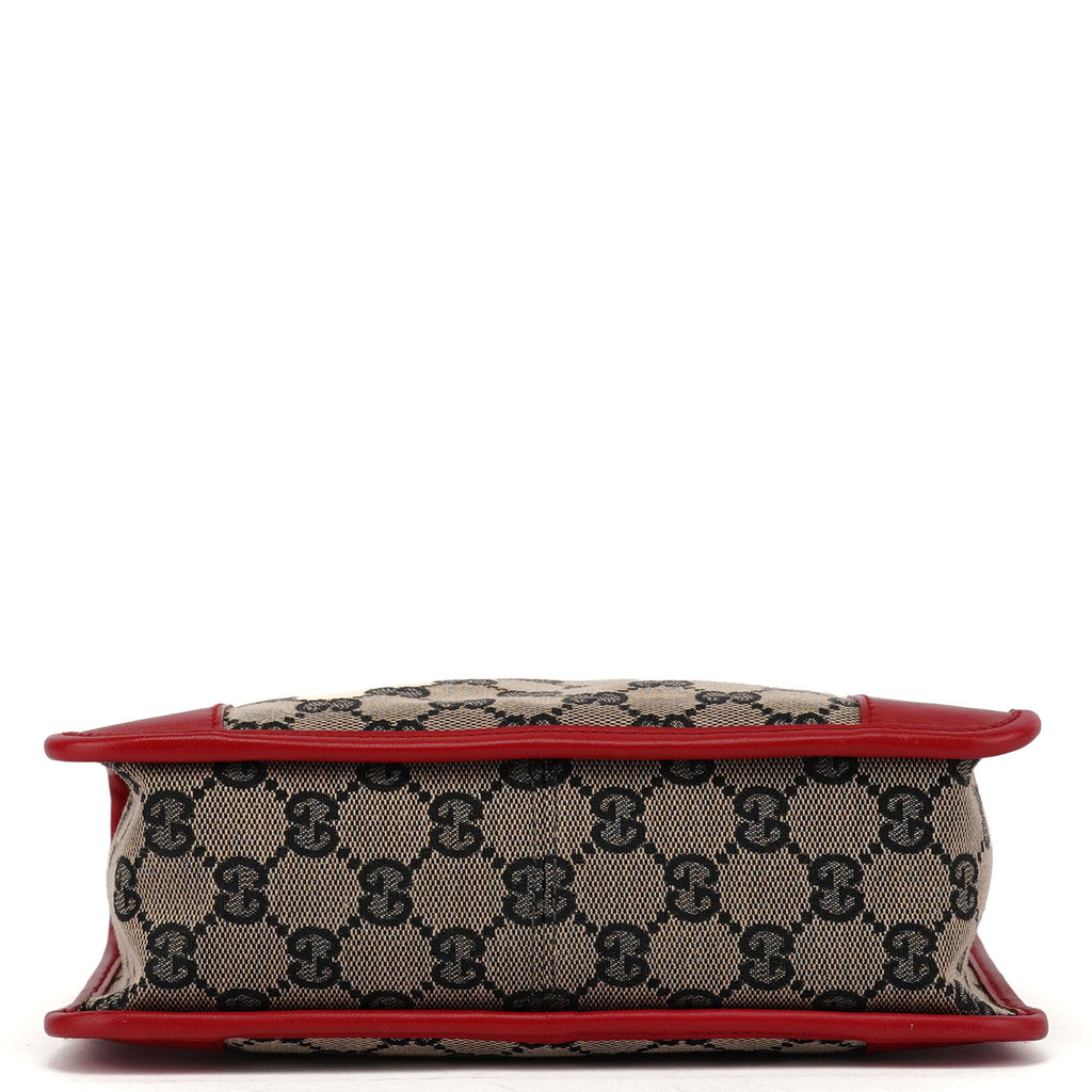Beige Red GG Tote Bag