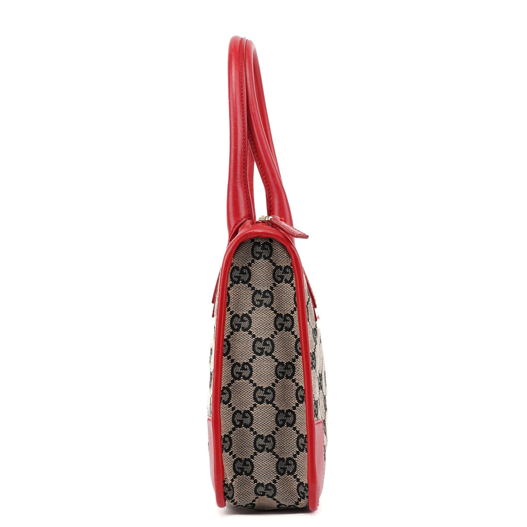 Beige Red GG Tote Bag