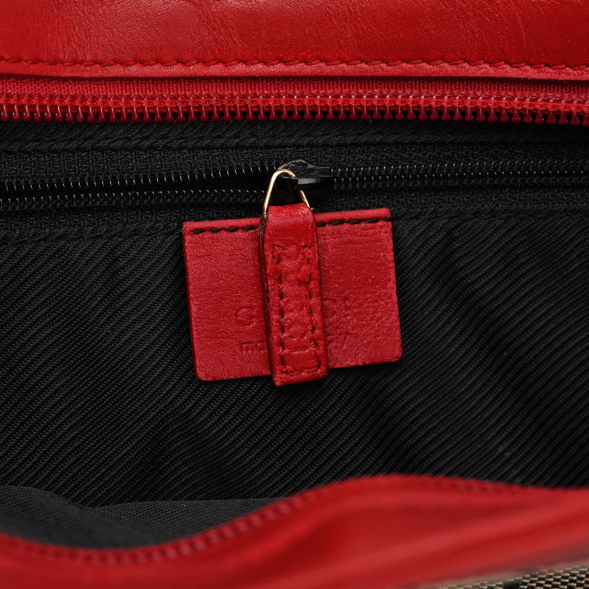 Beige Red GG Tote Bag