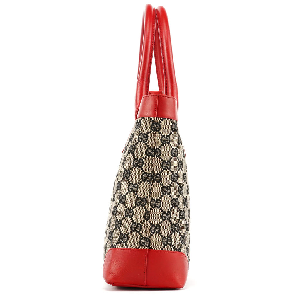 Beige Red GG Tote Bag