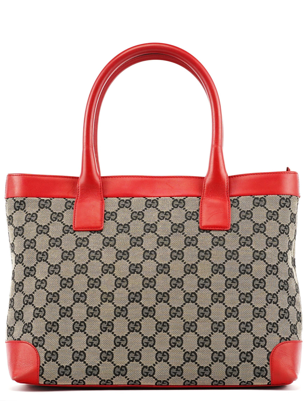 Beige Red GG Tote Bag
