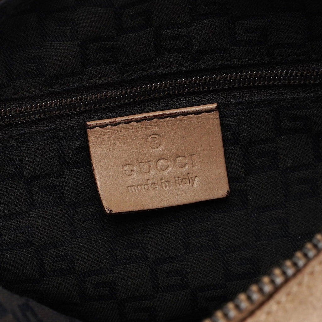 Beige Suede Shoulder Bag