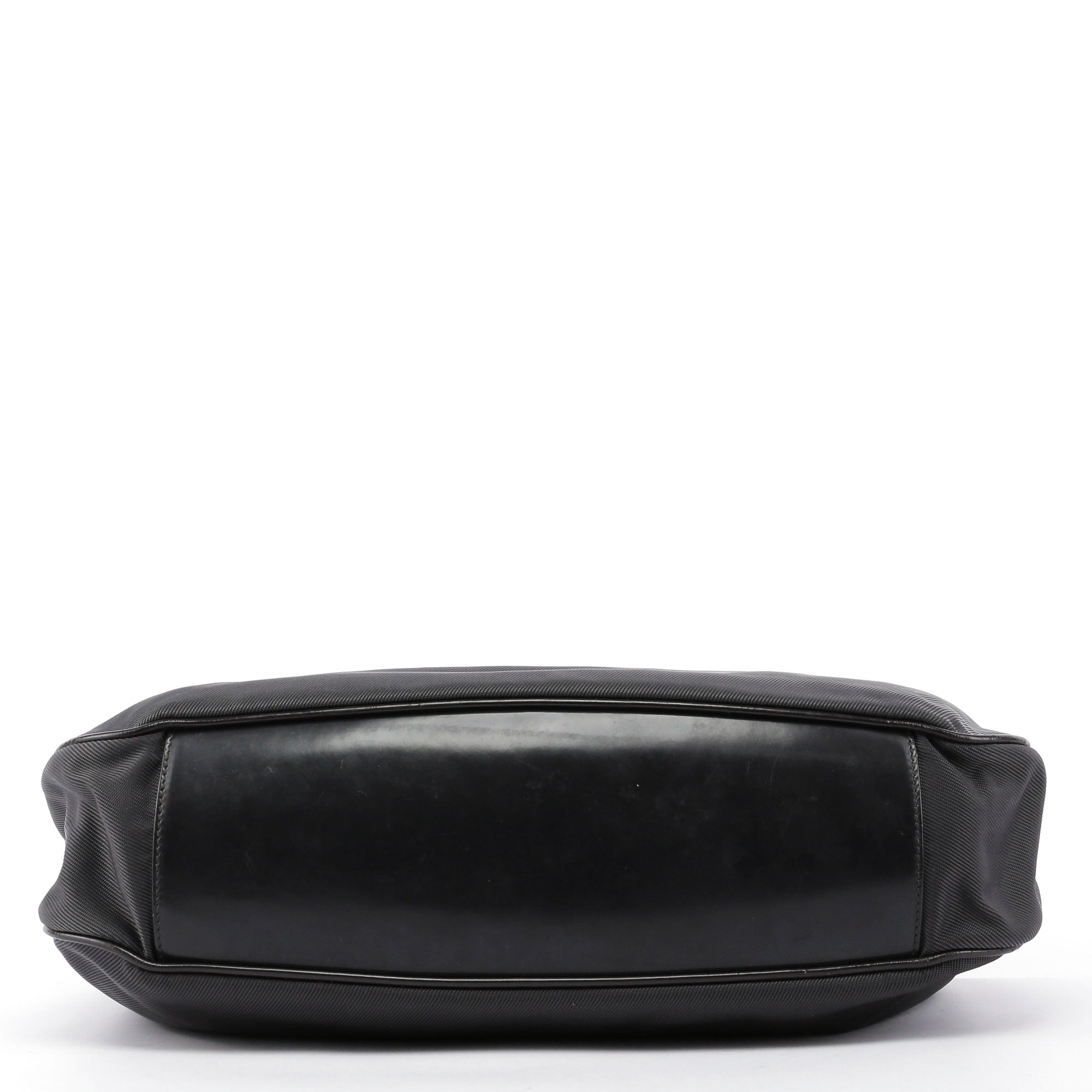 Black Bamboo Shoulder Bag 2Way