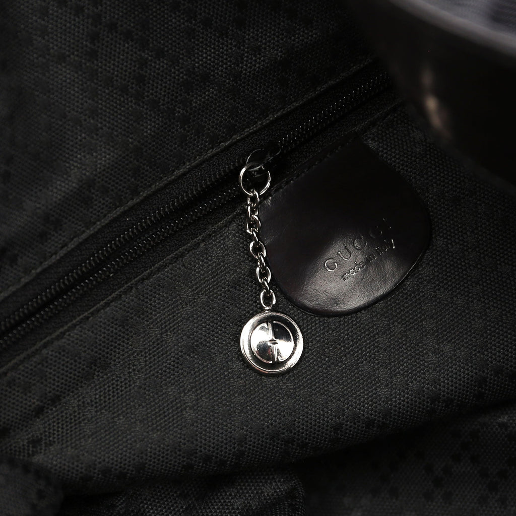 Black Bamboo Shoulder Bag 2Way