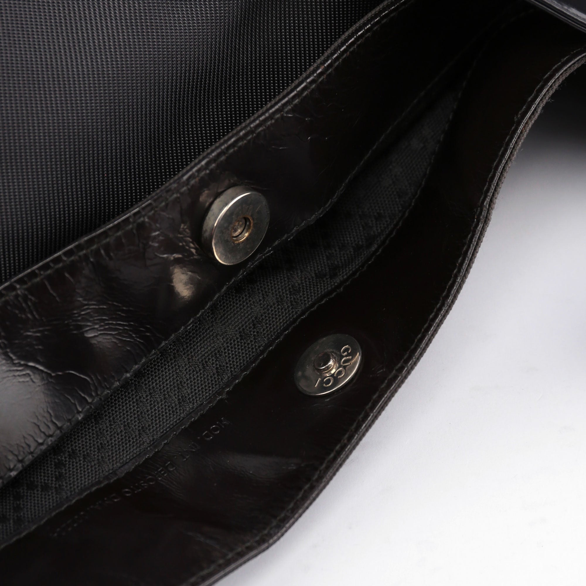 Black Bamboo Shoulder Bag 2Way
