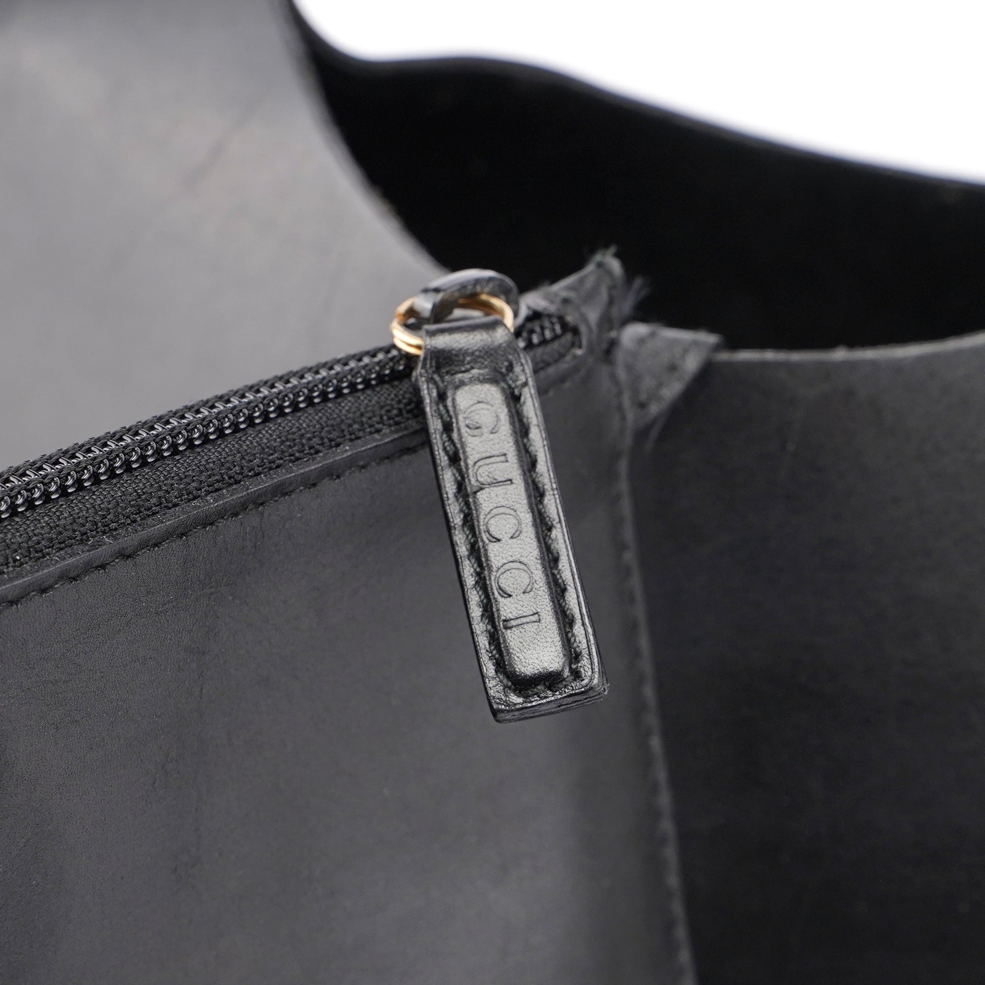 Black Bamboo Shoulder Bag