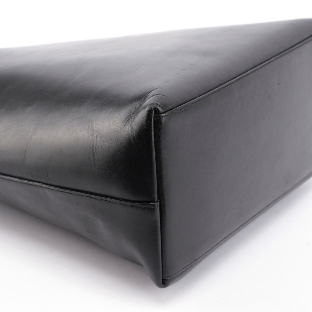 Black Bamboo Shoulder Bag