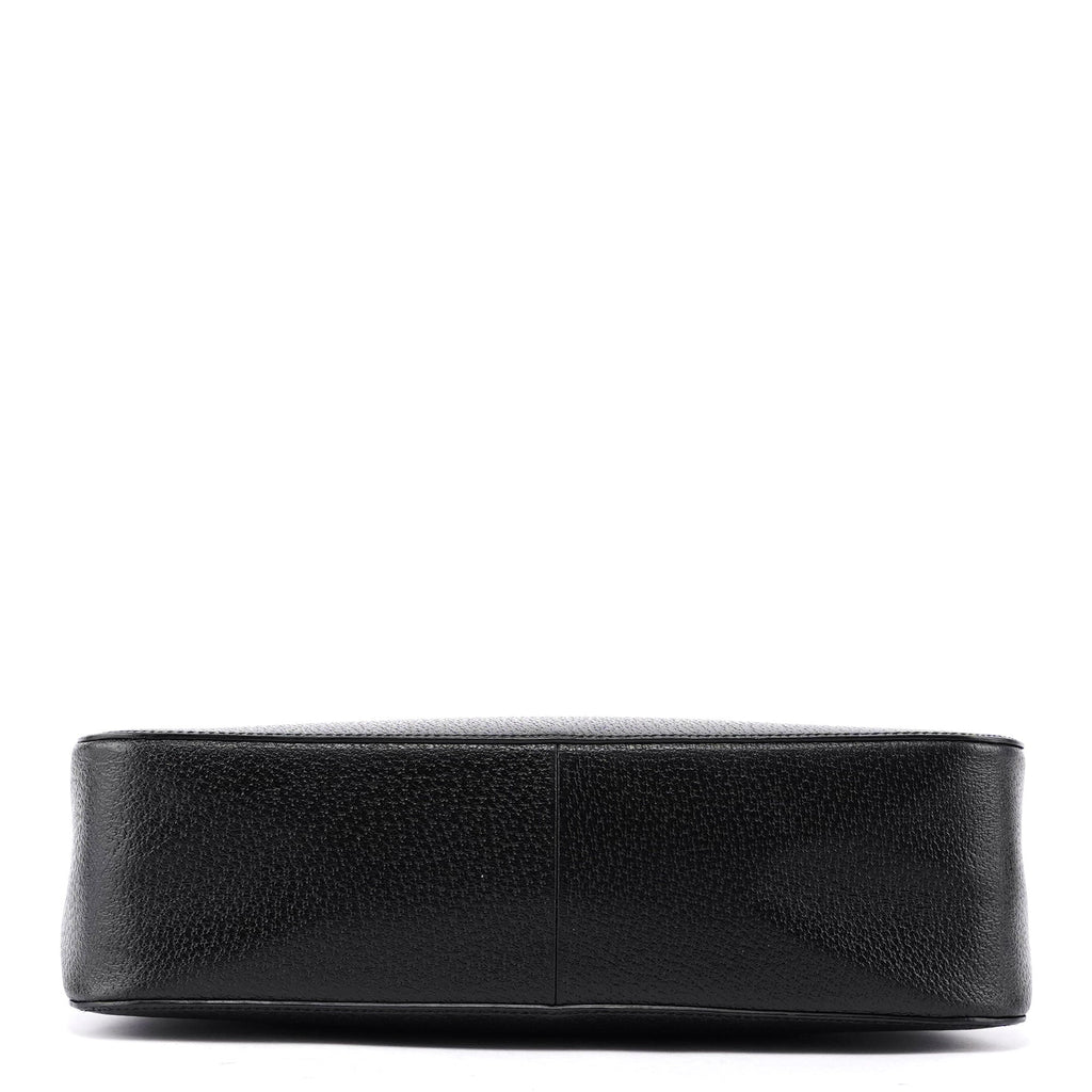 Black Bamboo Tote Red Int