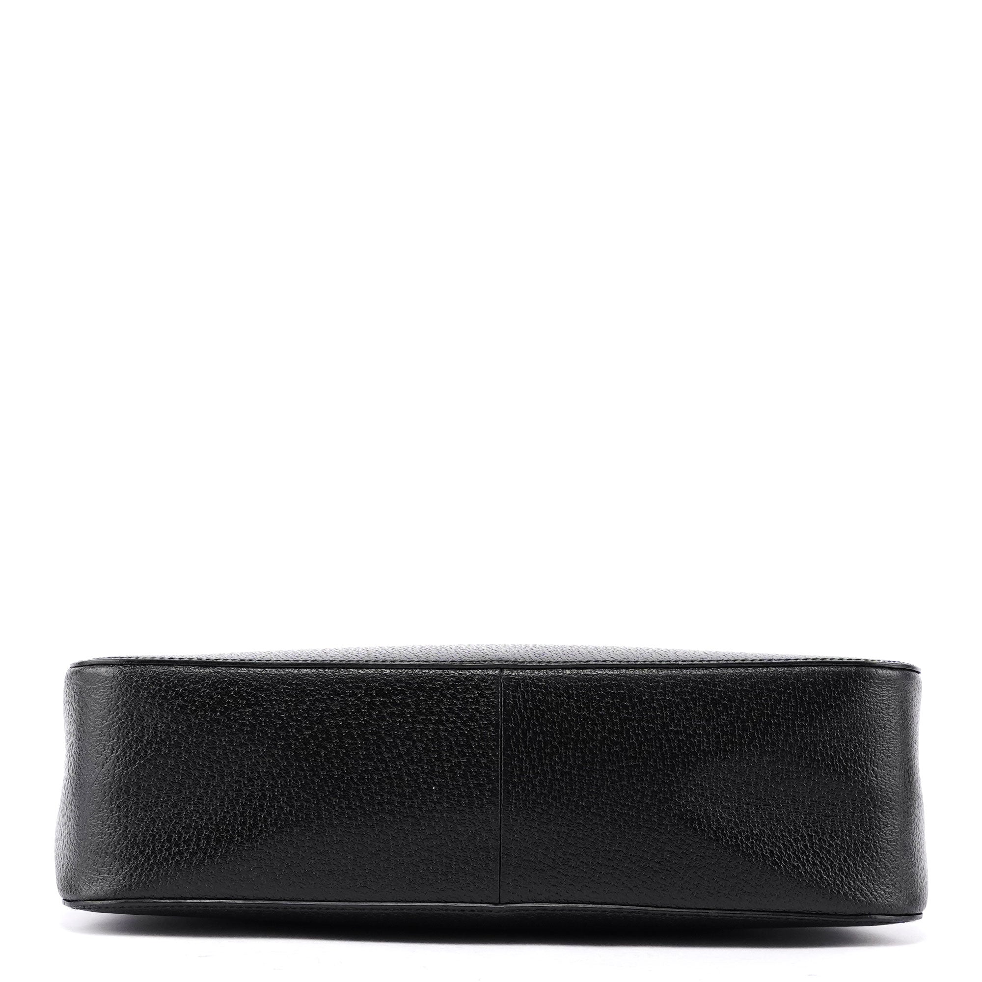 Black Bamboo Tote Red Int