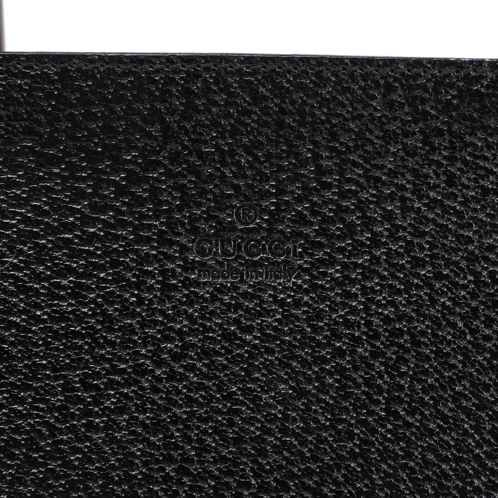 Black Bamboo Tote Red Int