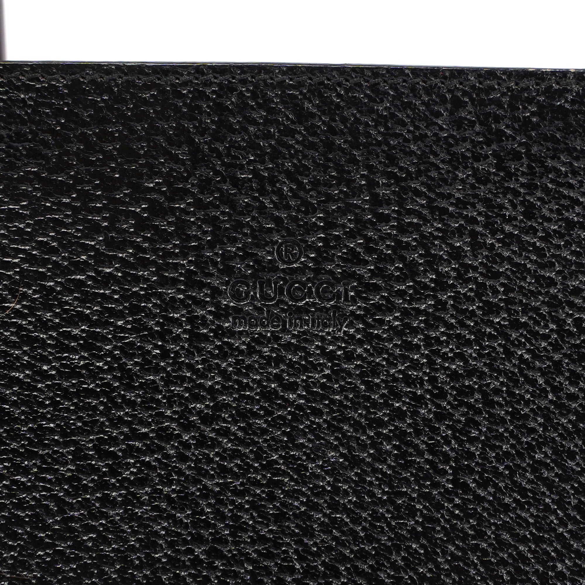 Black Bamboo Tote Red Int