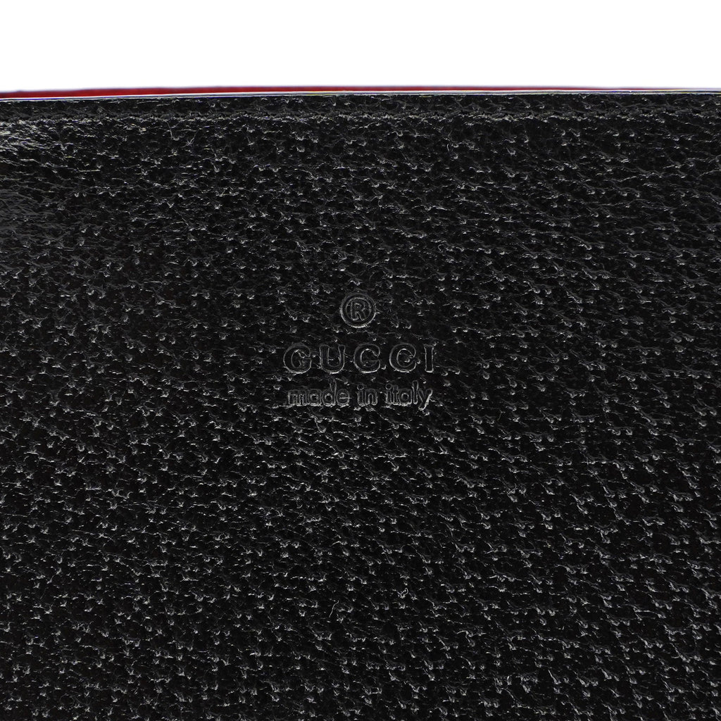 Black Bamboo Tote Red Int