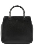 Black Bamboo Tote Red Int