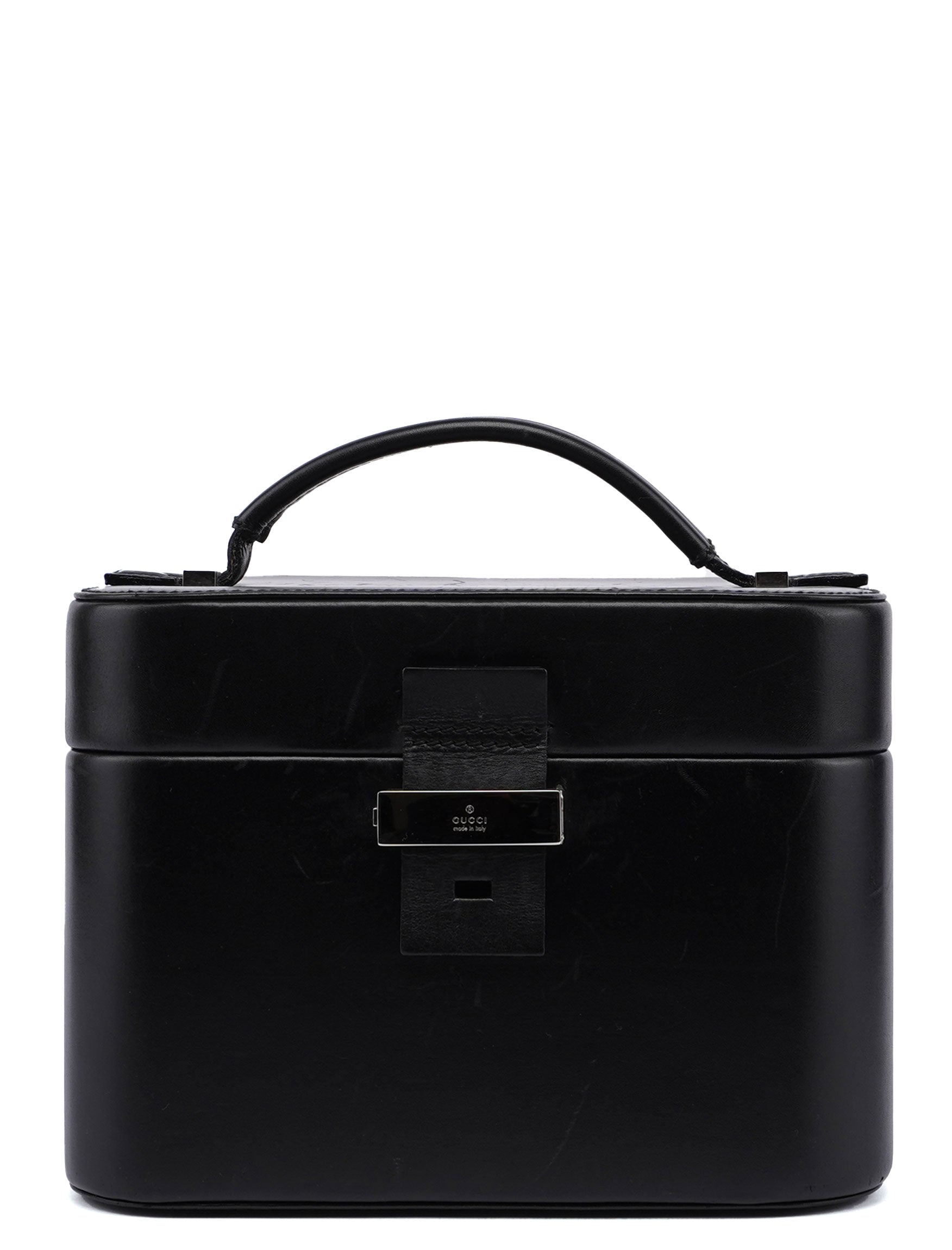 Black Calf Cosmetic Bag