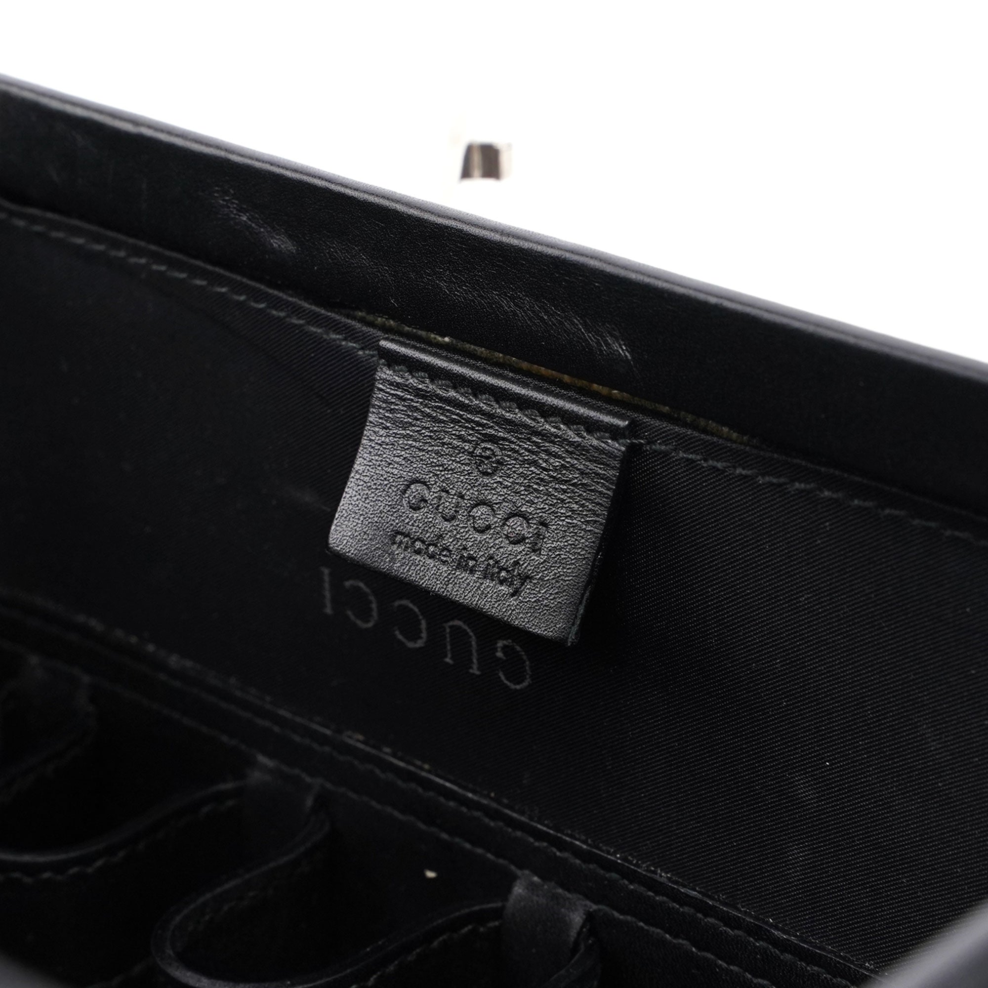 Black Calf Cosmetic Bag