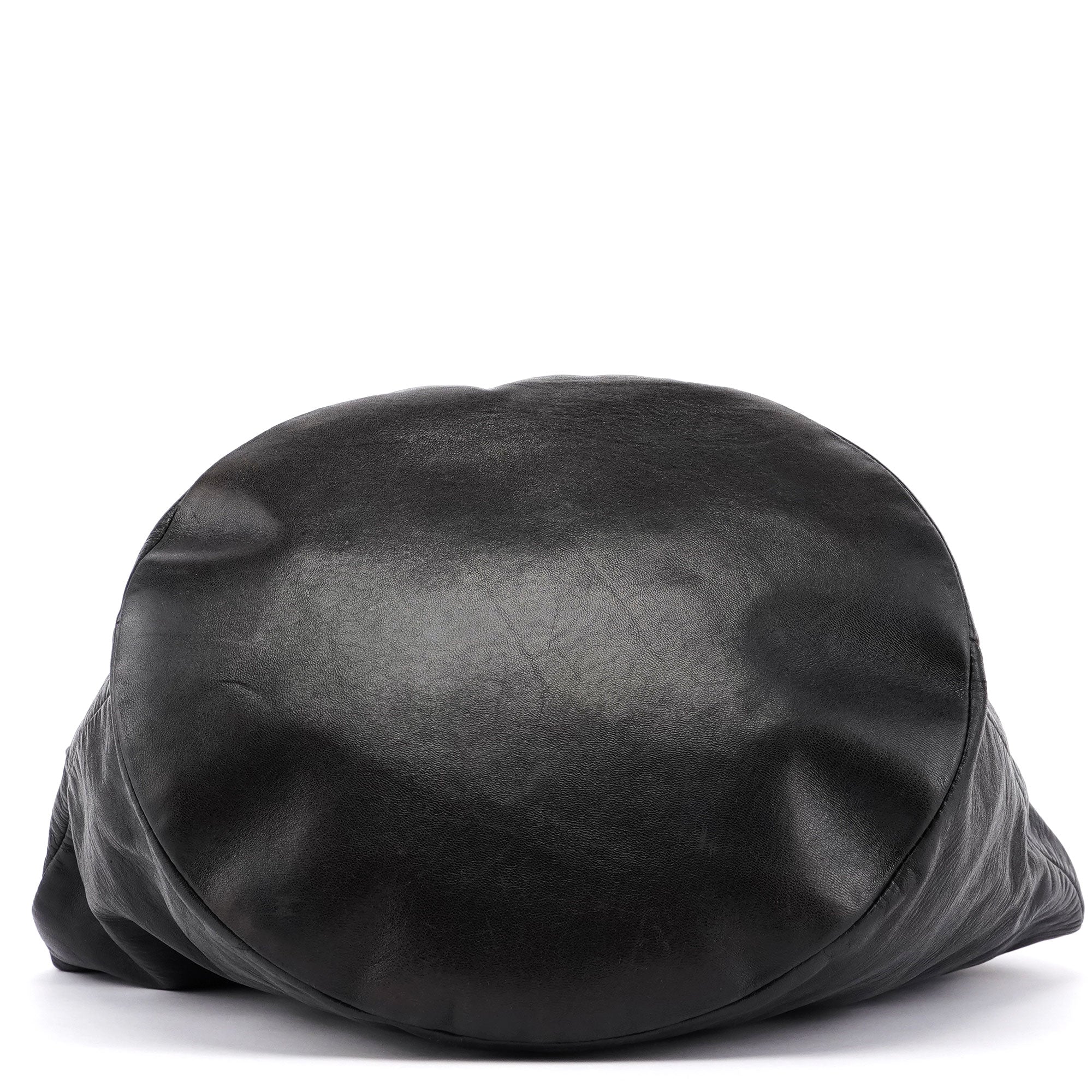 Black Calfskin Bamboo 2-Way Bag