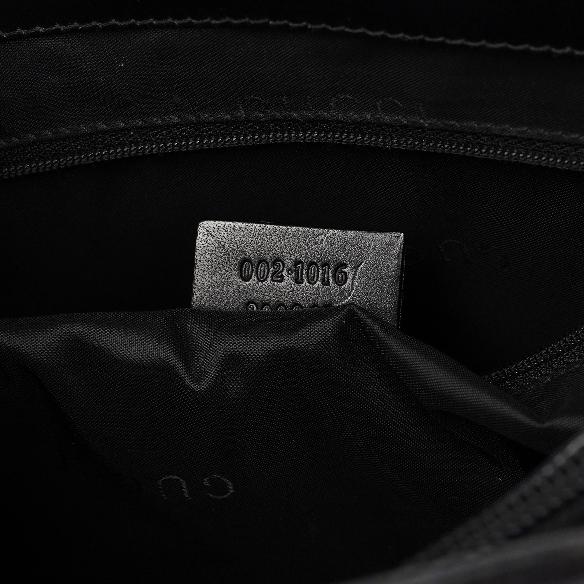 Black Calfskin Bamboo 2-Way Tote