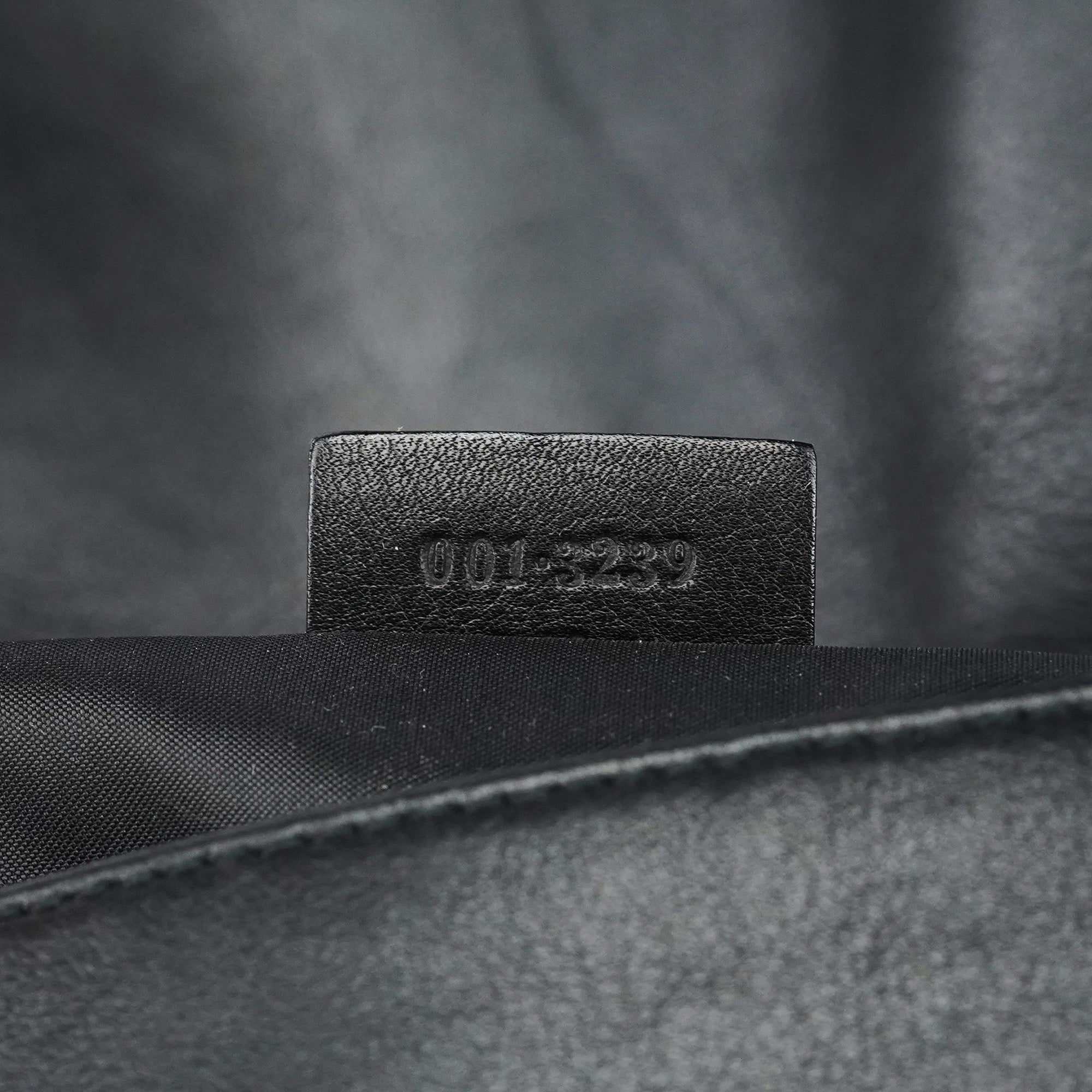 Black Calfskin Bamboo Flap Shoulder Bag