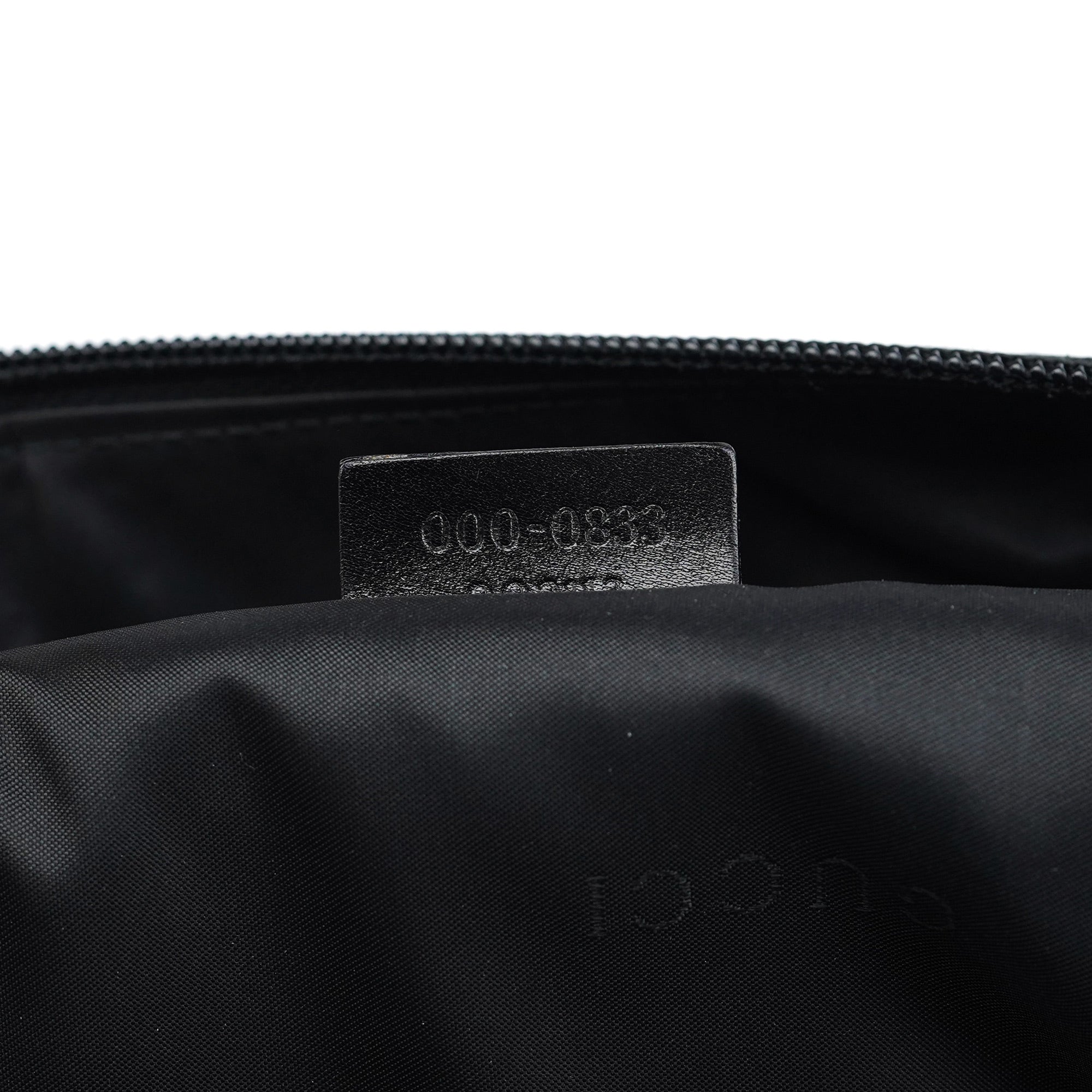 Black Calfskin Bamboo Shoulder Bag