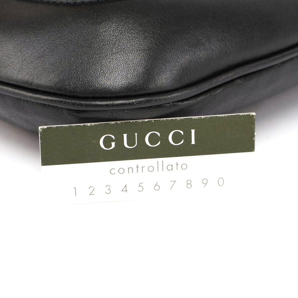 Black Calfskin Chain Bag