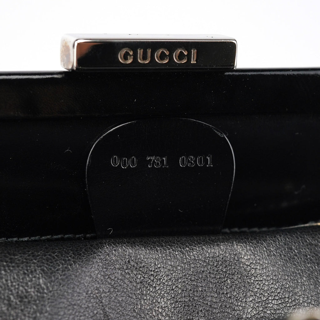 Black Calfskin Clutch Handbag