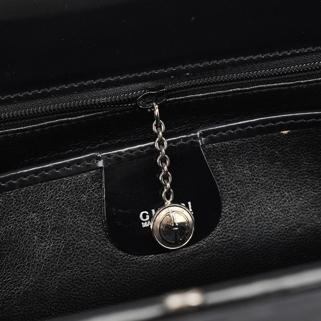 Black Calfskin Clutch Handbag