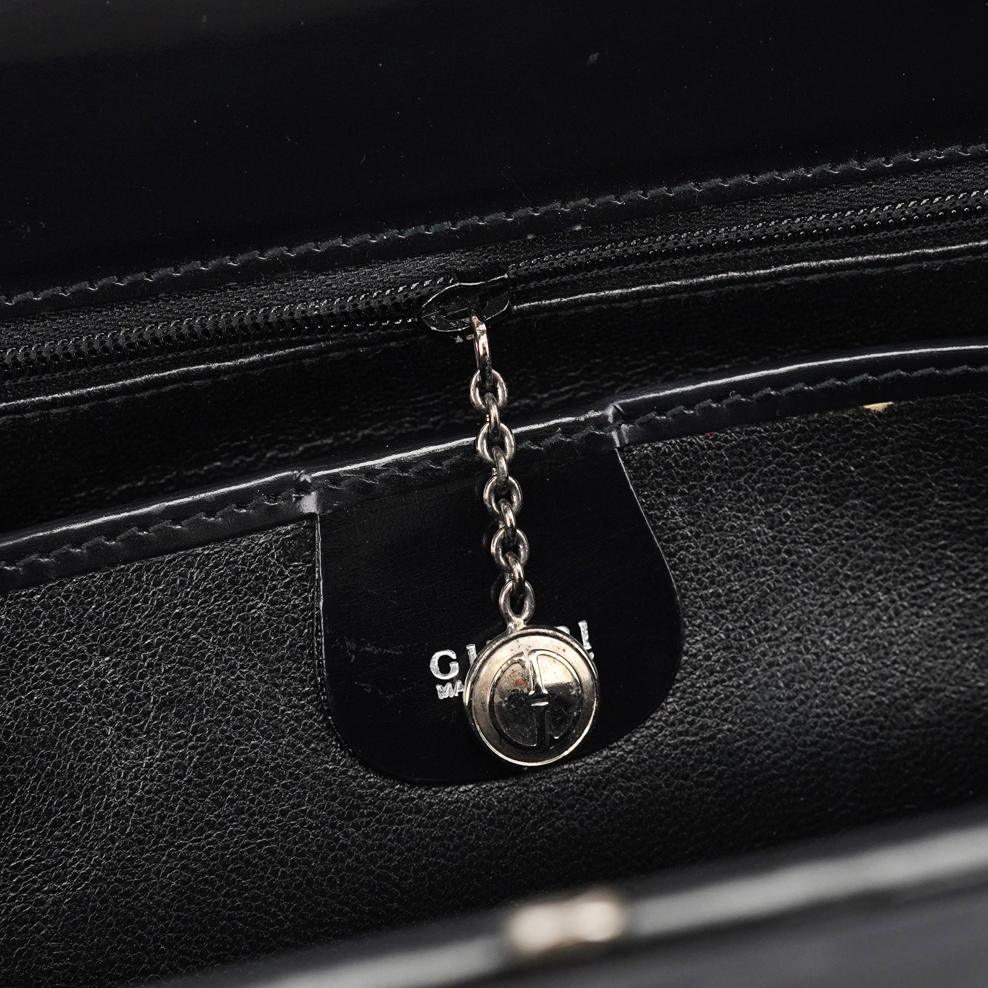 Black Calfskin Clutch Handbag