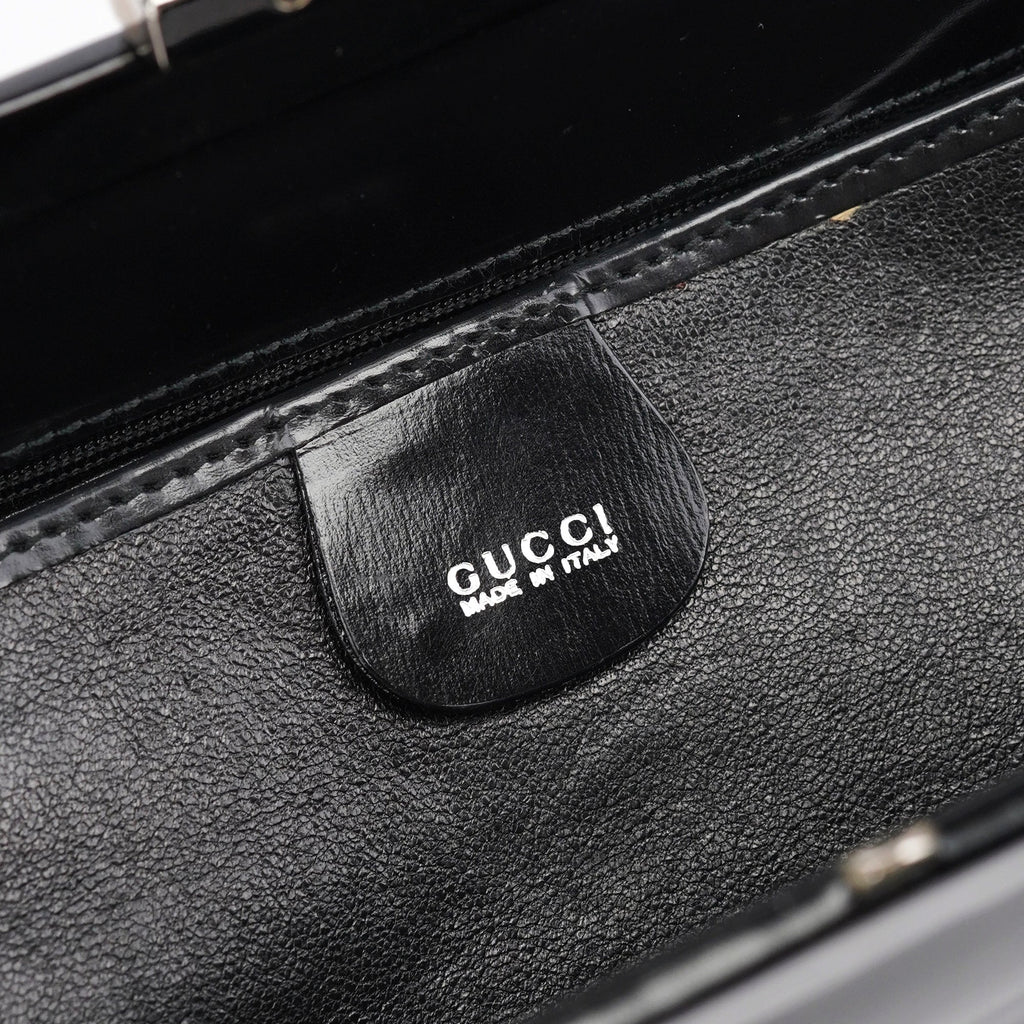 Black Calfskin Clutch Handbag