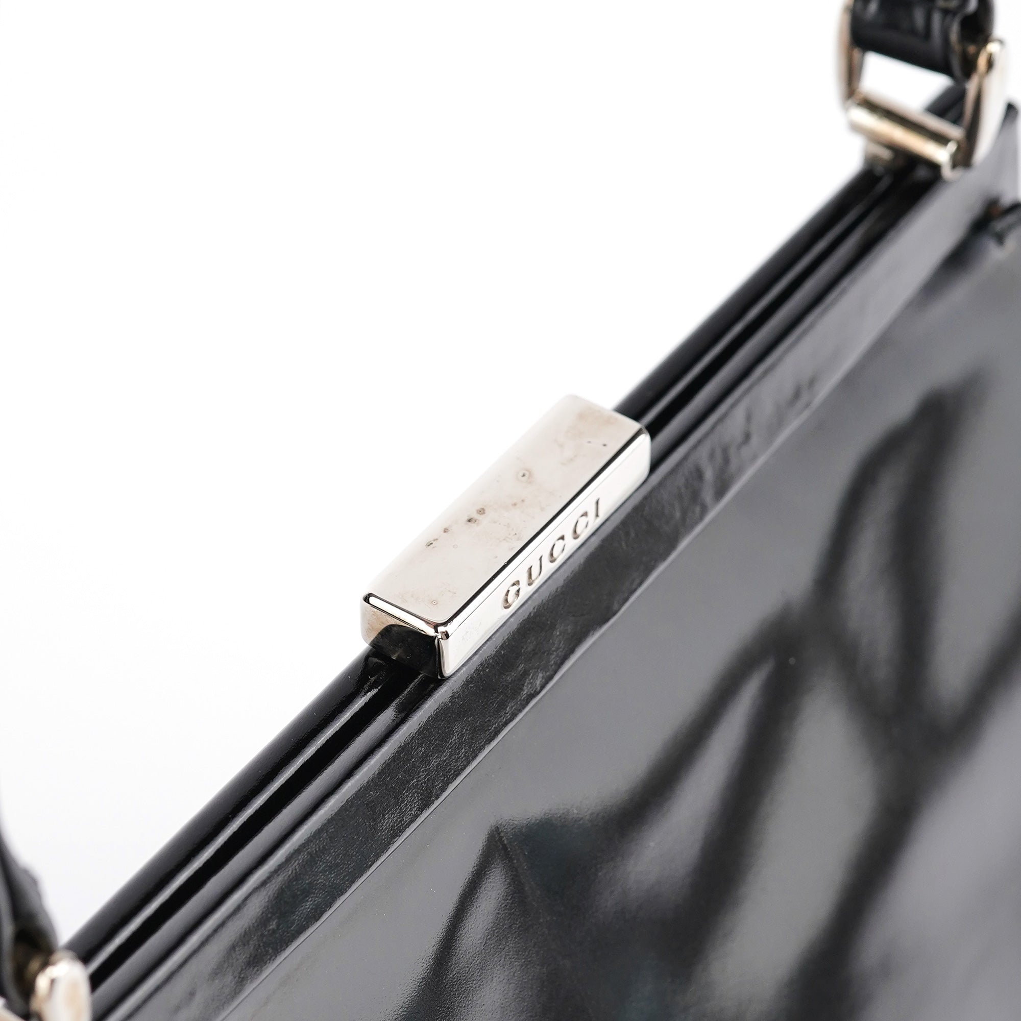 Black Calfskin Clutch Handbag