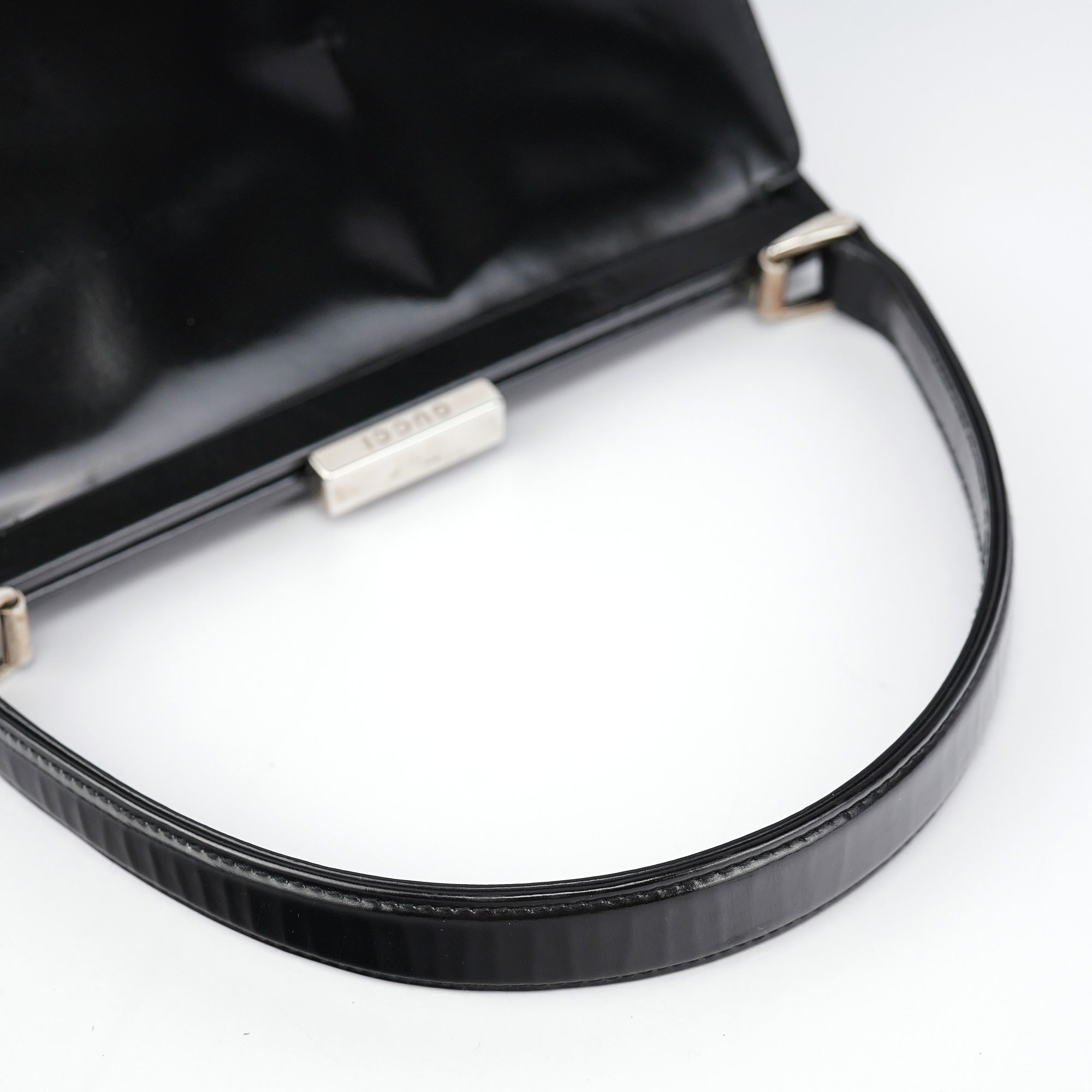 Black Calfskin Clutch Handbag
