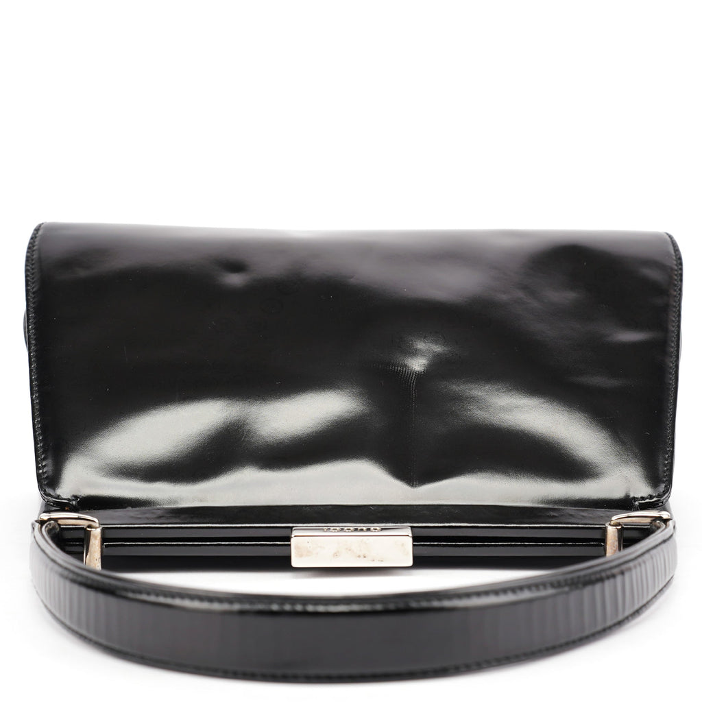 Black Calfskin Clutch Handbag