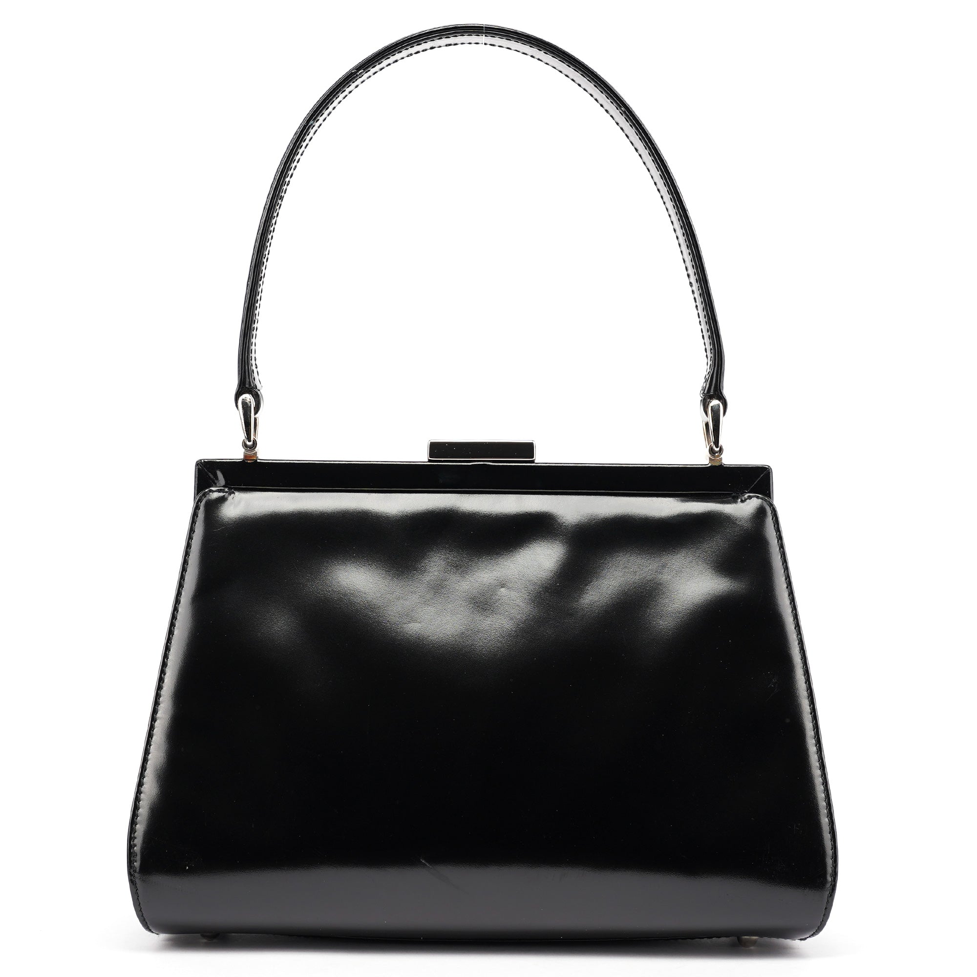 Black Calfskin Clutch Handbag