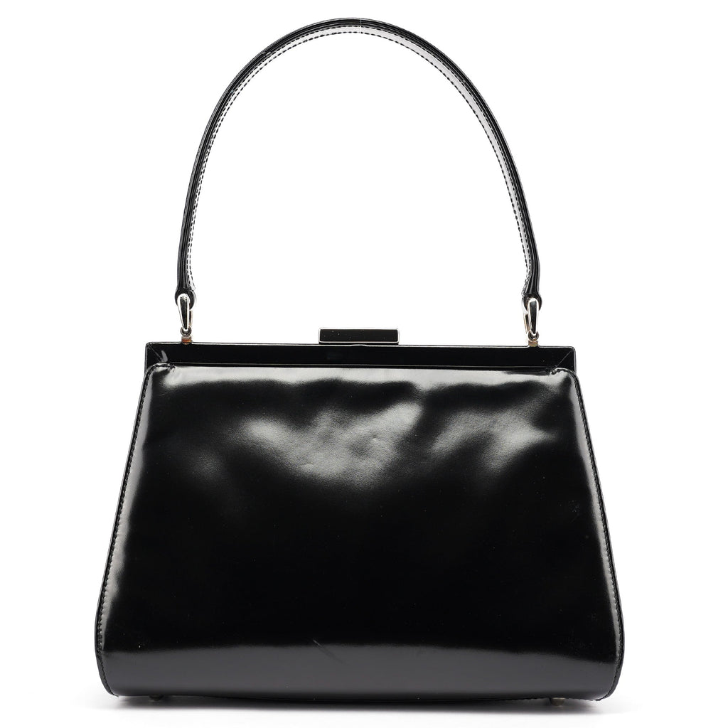 Black Calfskin Clutch Handbag